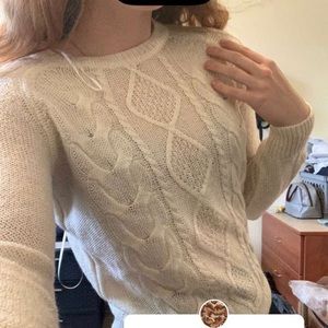 H&M Cream Sweater
